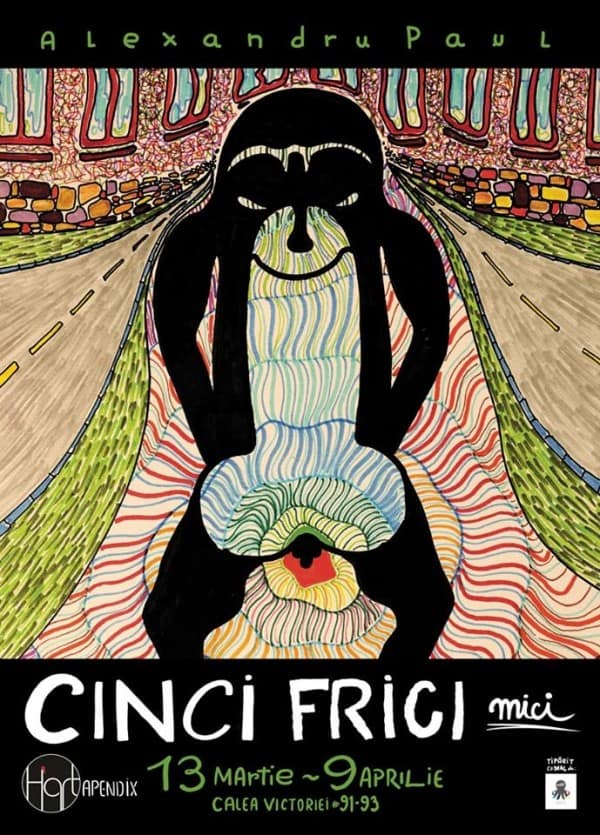 Alexandru Paul desen vernisaj pictura